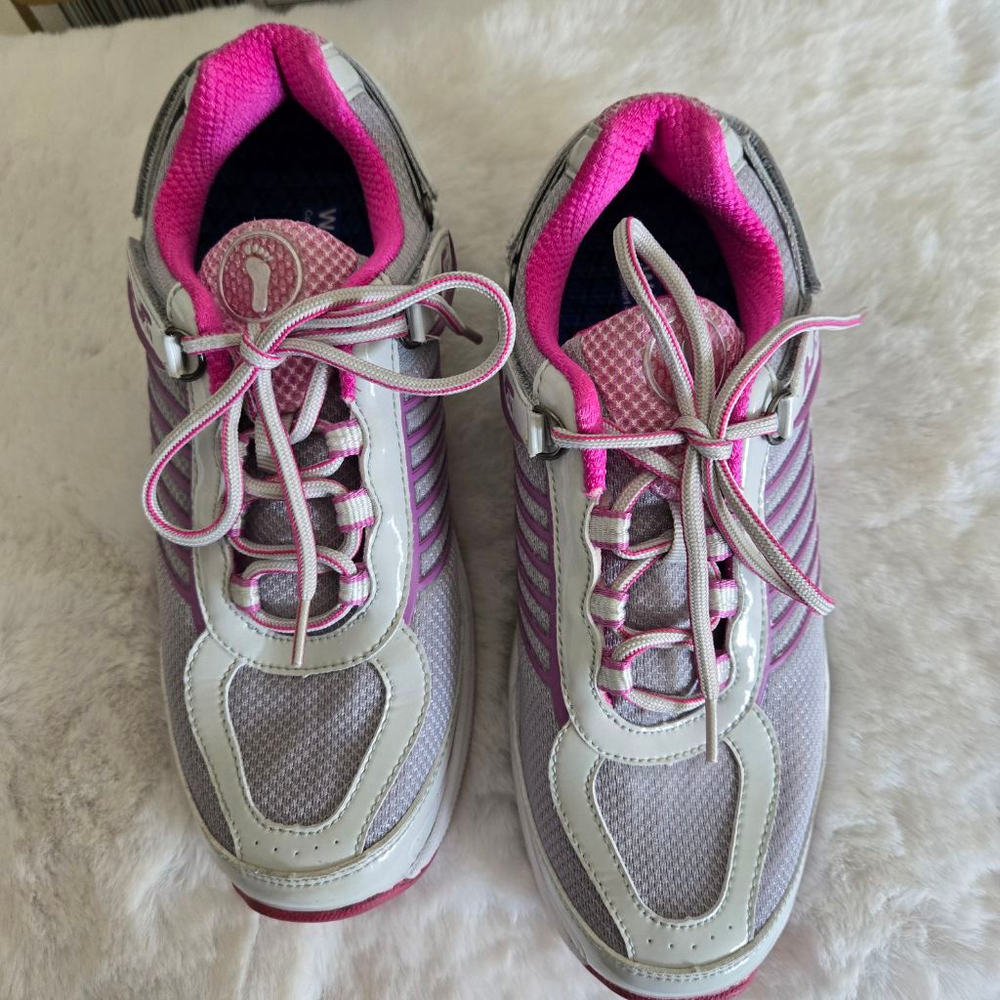 Women's BioFit Verve 973 Athletic Shoes Size 7 EE Grey Pink by Orthofeet